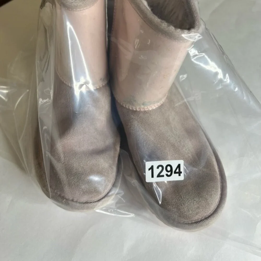 Toddler UGG Kids Classic II Clear Glitter Size 6